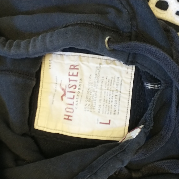 Hollister navy hooded sweatshirt - Picture 2 of 9
